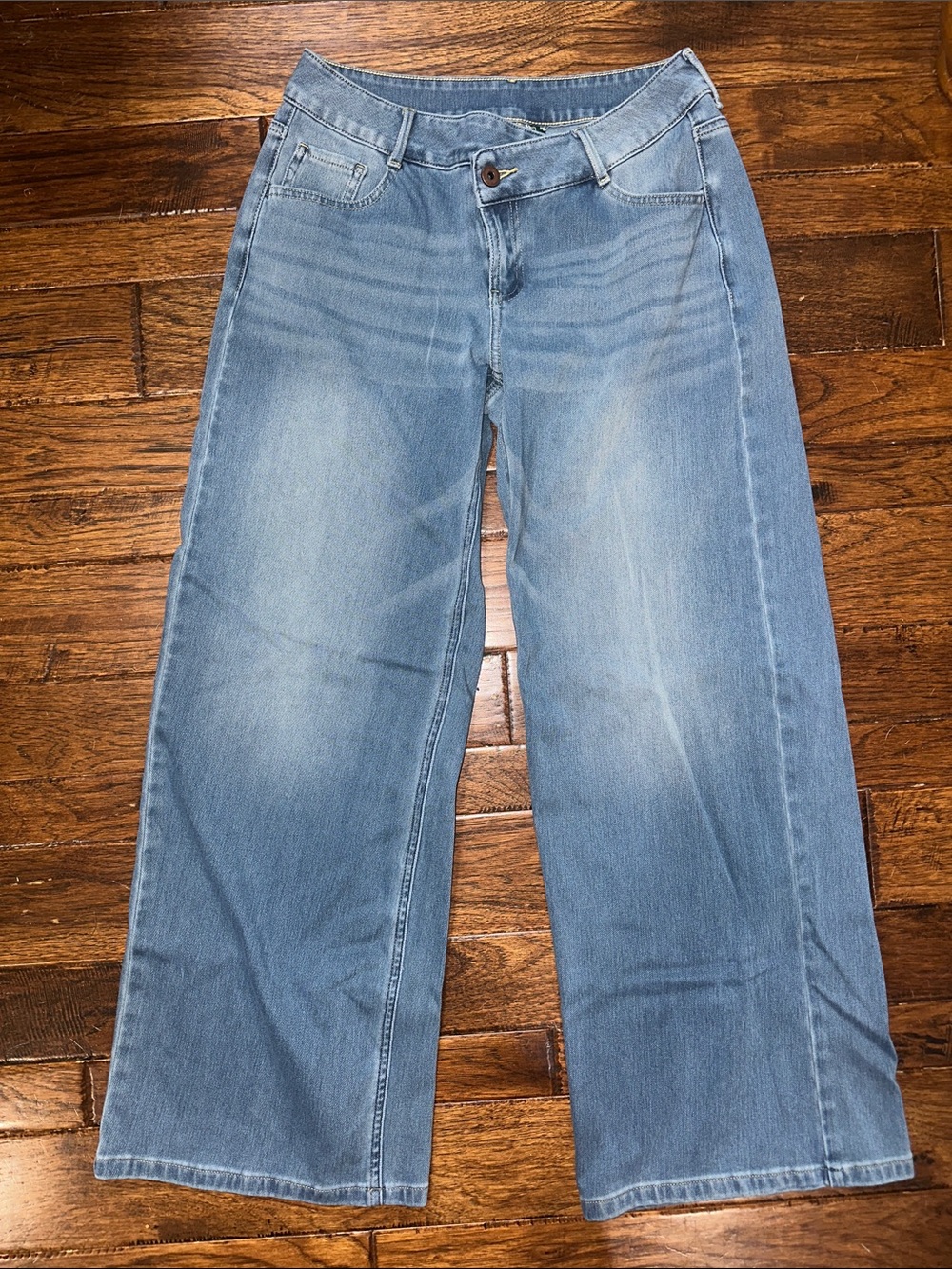 Light Blue Wide-Leg Halara Women’s Jeans
